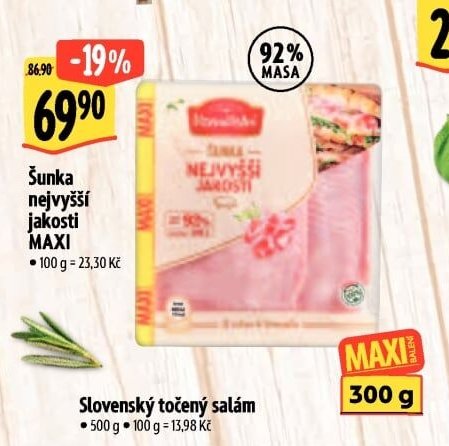 Šunka nejvyšší jakosti MAXI