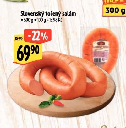 Slovenský točený salám