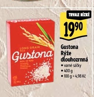 Gustona Rýže dlouhozrnná
