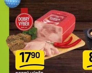 DOBRÝ VÝBĚR ŠUNKA STANDARD DUŠENÁ