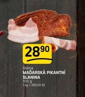 Sláma MAĎARSKÁ PIKANTNÍ SLANINA