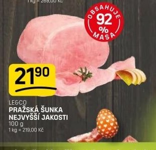 LE&CO PRAŽSKÁ ŠUNKA NEJVYŠŠÍ JAKOSTI