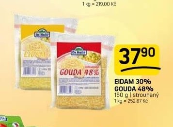 EIDAM 30% GOUDA 48%