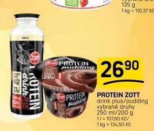 PROTEIN ZOTT drink plus/pudding