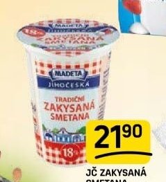 JČ ZAKYSANÁ SMETANA TRADIČNÍ 18%