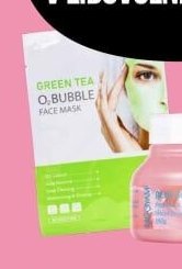 MOOYAM Green Tea O. Bubble Face Mask