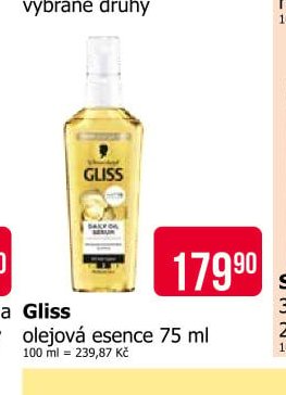 Gliss olejová esence 75 ml