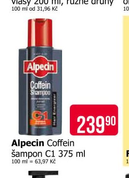 Alpecin Coffein šampon C1 375 ml