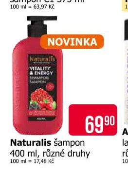 Naturalis šampon 400 ml, různé druhy