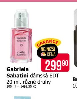 Gabriela Sabatini dámská EDT 20 ml