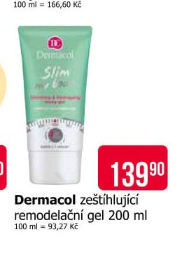 Dermacol zeštíhlující remodelační gel 200 ml