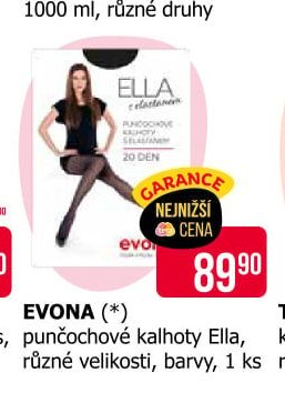 EVONA (*) punčochové kalhoty Ella, různé velikosti, barvy, 1 ks