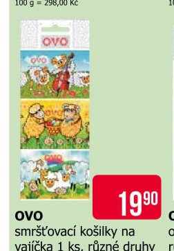 OVO smršťovací košilky na vajíčka 1 ks, různé druhy