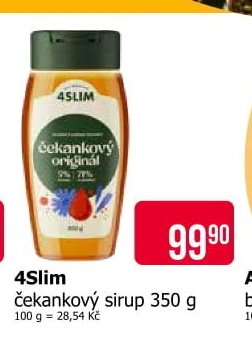 4Slim čekankový sirup 350 g