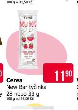 Cerea New Bar tyčinka 28 nebo 33 g