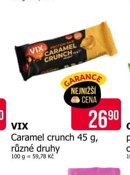 VIX Caramel crunch 45 g, různé druhy