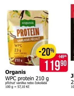 Organis WPC protein 210 g