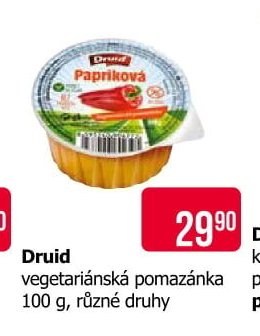 Druid vegetariánská pomazánka 100 g, různé druhy