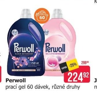 Perwoll prací gel 60 dávek, různé druhy