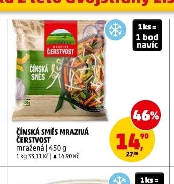 Čínská směs mražená Čerstvost