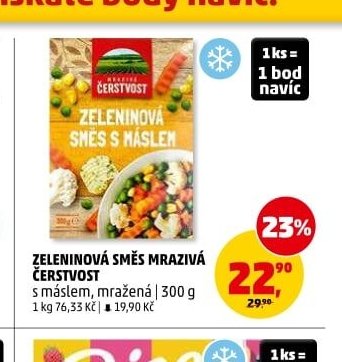 Zeleninová směs mražená Čerstvost