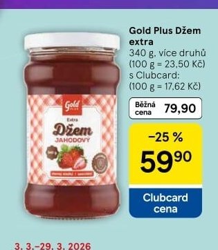 Gold Plus Džem extra