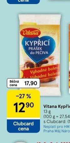 Vitana Kypřicí prášek do pečiva