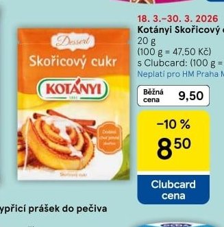 Kotányi Skořicový cukr