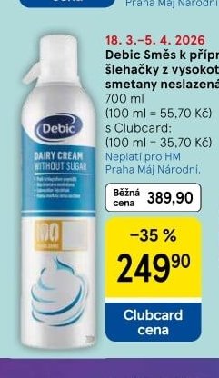 Debic Směs k přípravě šlehačky