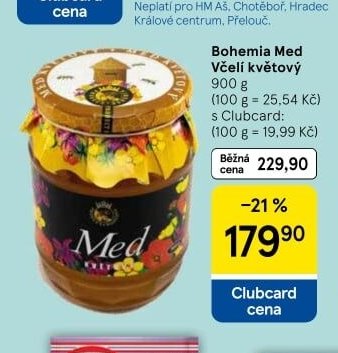 Bohemia Med Včelí květový 900 g