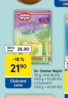 Dr. Oetker Náplň 50 g