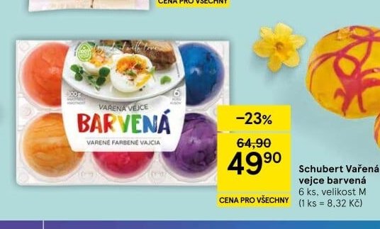 Schubert Vařená vejce barvená