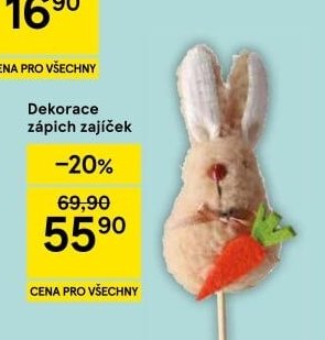 Dekorace zápich zajíček
