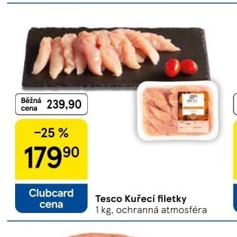 Tesco Kuřecí filetky 1 kg