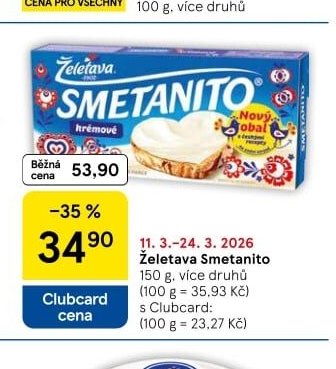 Želetava Smetanito 150 g
