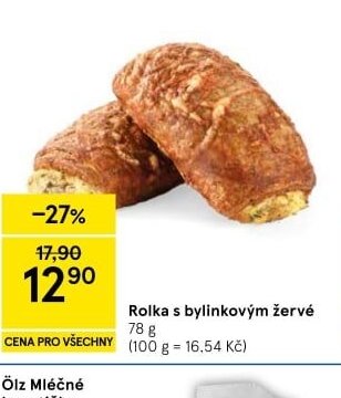 Rolka s bylinkovým žervé 78 g