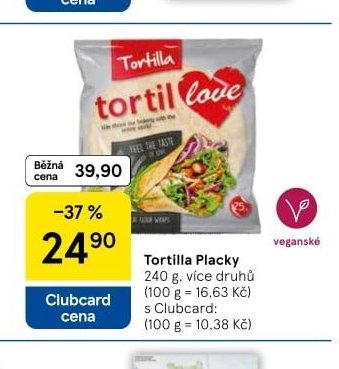 Tortilla Placky 240 g