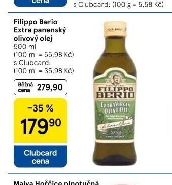Filippo Berio Extra panenský olivový olej 500 ml