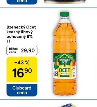 Bzenecký Ocet kvasný lihový ochucený 8% 1 l