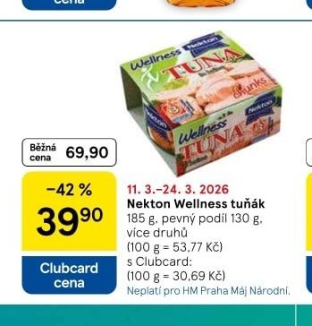 Nekton Wellness tuňák 185 g