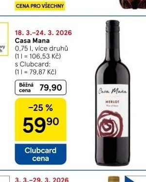 Casa Mana 0,75 l