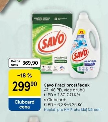 Savo Prací prostředek