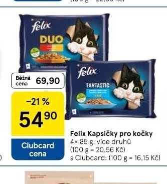 Felix Kapsičky pro kočky