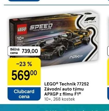 LEGO Technik 77252 Závodní auto týmu APXGP z filmu F1