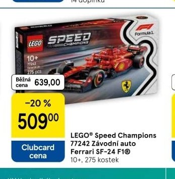 LEGO Speed Champions 77242 Závodní auto Ferrari SF-24 F1