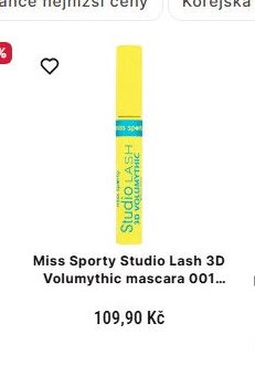 Miss Sporty Studio Lash 3D Volumythic mascara