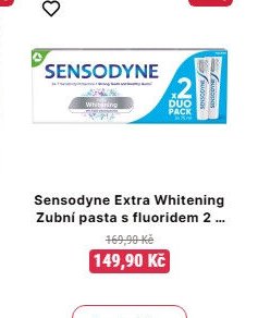 Sensodyne Extra Whitening Zubní pasta s fluoridem