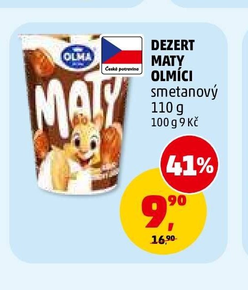 DEZERT MATY OLMÍCI smetanový