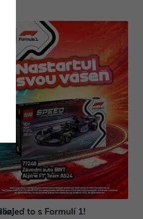 LEGO Speed Champions Závodní auto BWT Alpine F1 Team A524