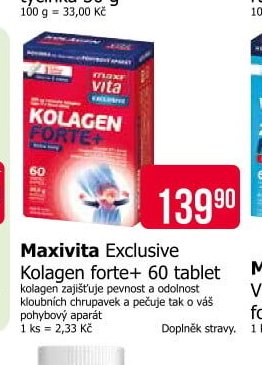 Maxivita Exclusive Kolagen forte+ 60 tablet